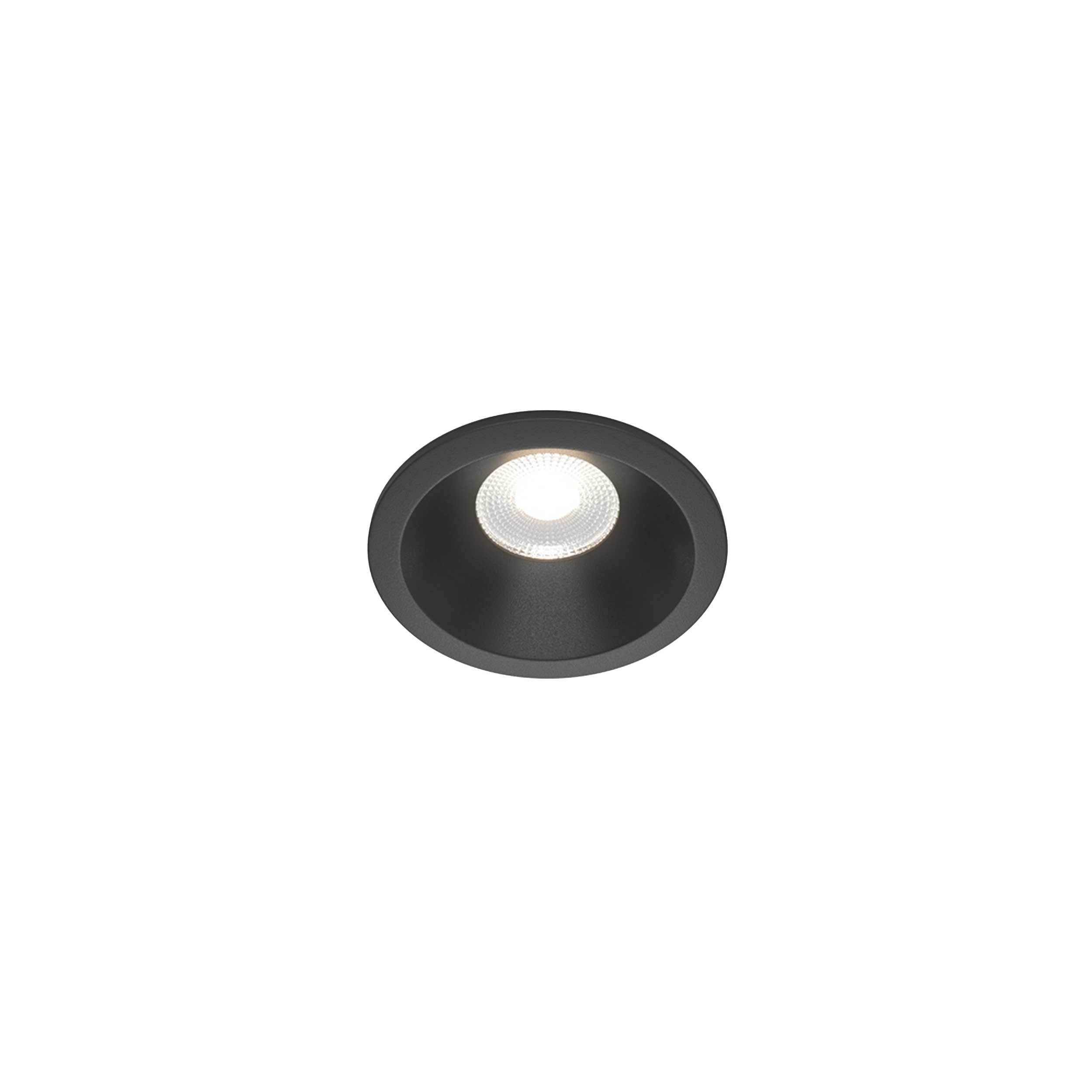 Maytoni downlight Zoom LED 60° indbygget cirkulært lysarmatur, sort