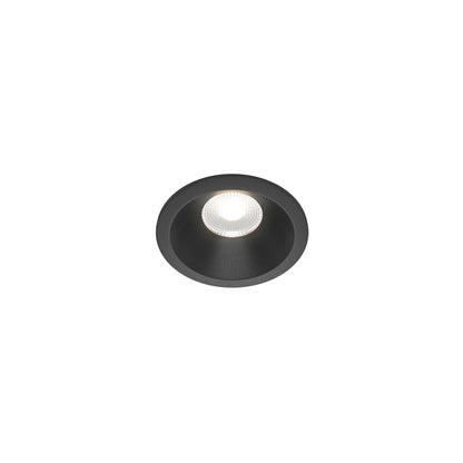 Maytoni downlight Zoom LED 60° indbygget cirkulært lysarmatur, sort
