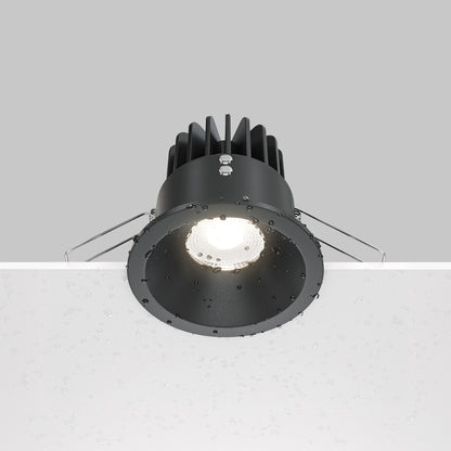 Maytoni downlight Zoom LED 60° indbygget cirkulært lysarmatur, sort