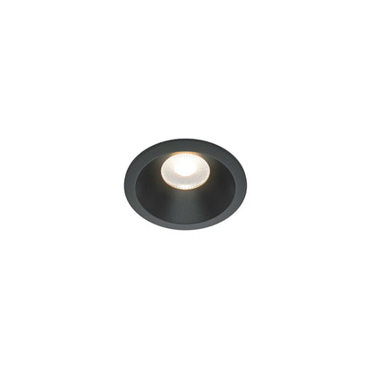 Maytoni downlight Zoom LED 60° indbygget cirkulært lysarmatur, sort