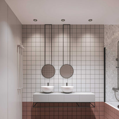 Maytoni downlight Zoom LED 60° indbygget cirkulært lysarmatur, sort
