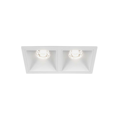 Maytoni downlight Alfa LED 10W 36° indbygget firkantet lampe, hvid