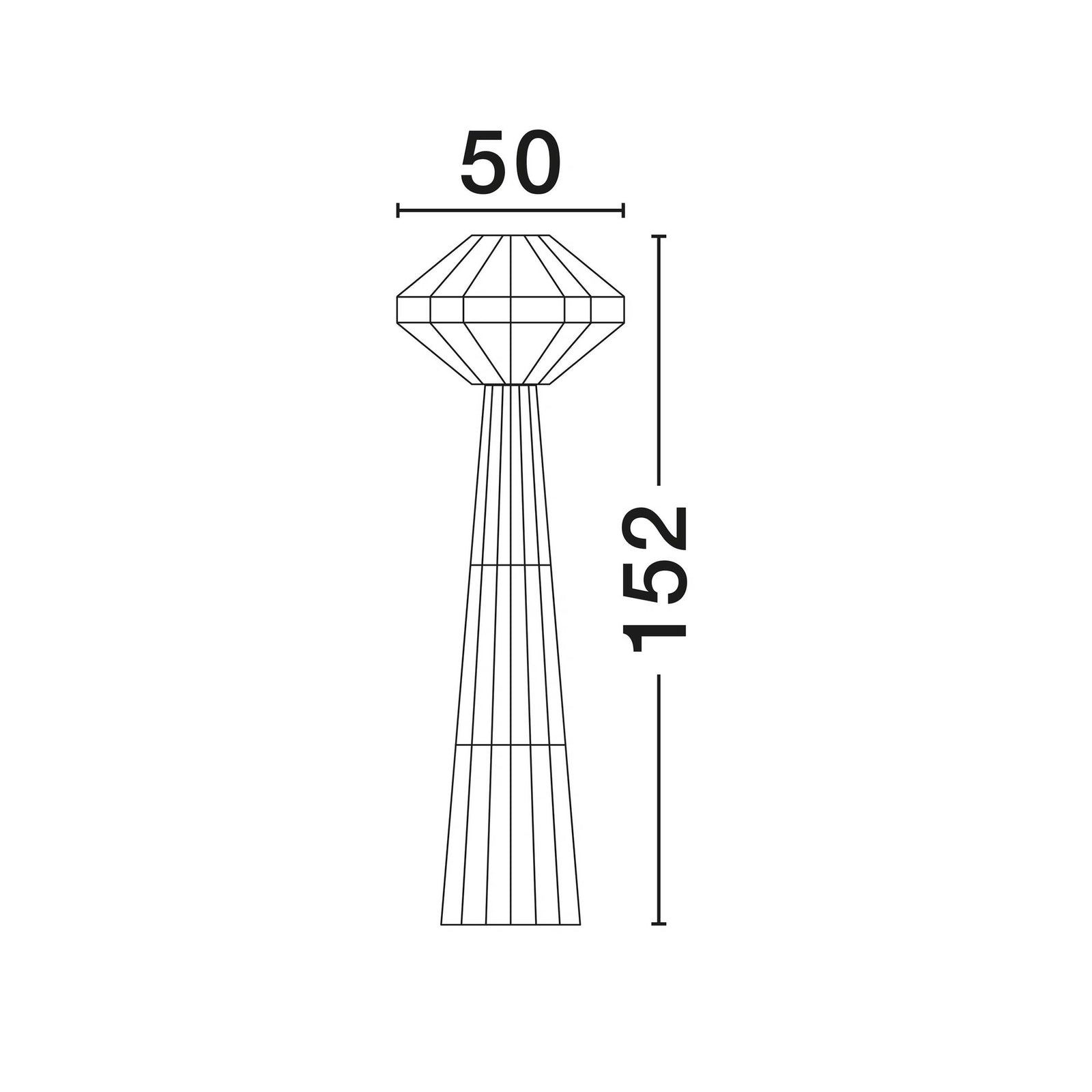 Nova Luce Abby E27 gulvlampe