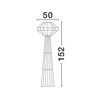 Nova Luce Abby E27 gulvlampe