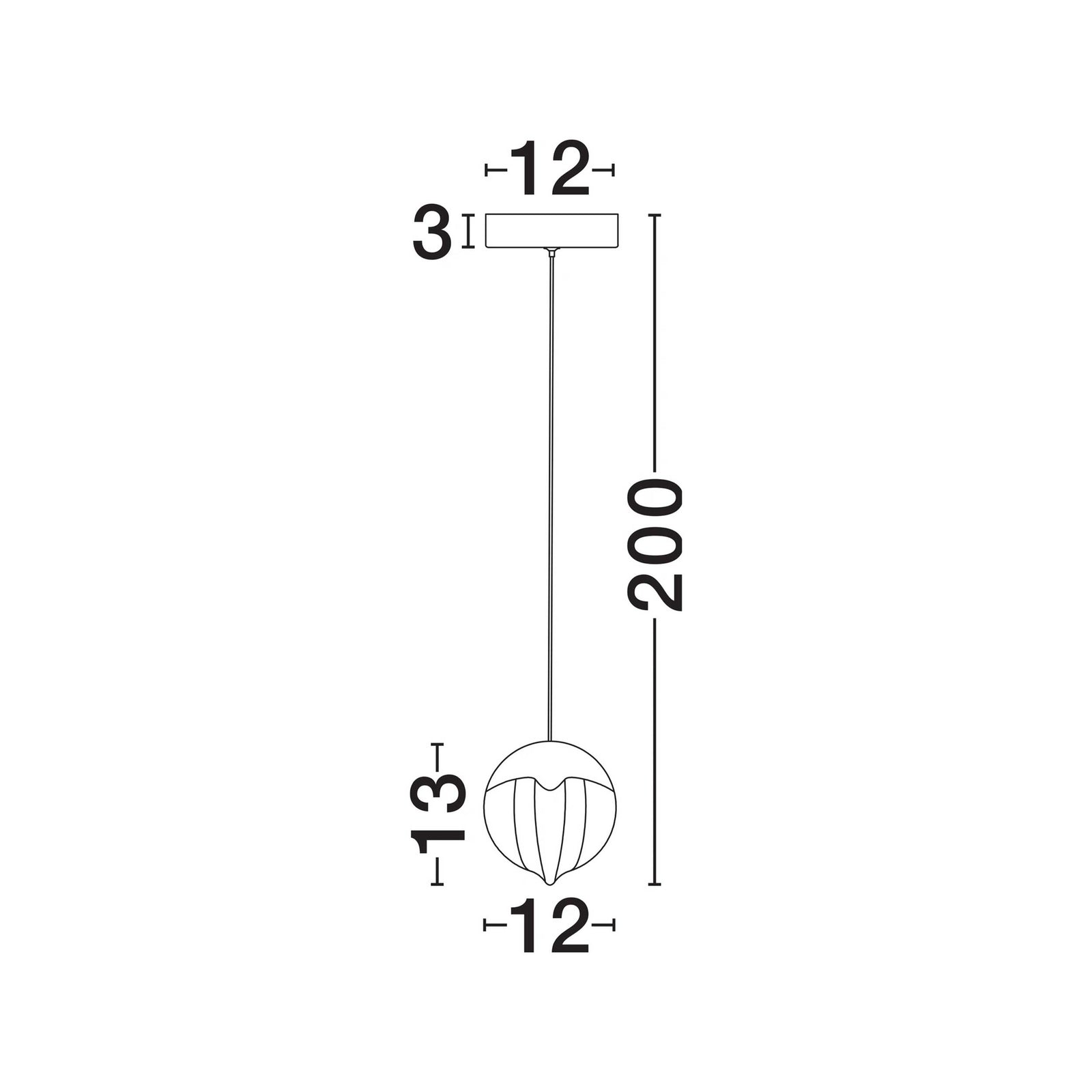 Nova Luce Alicia LED-pendel