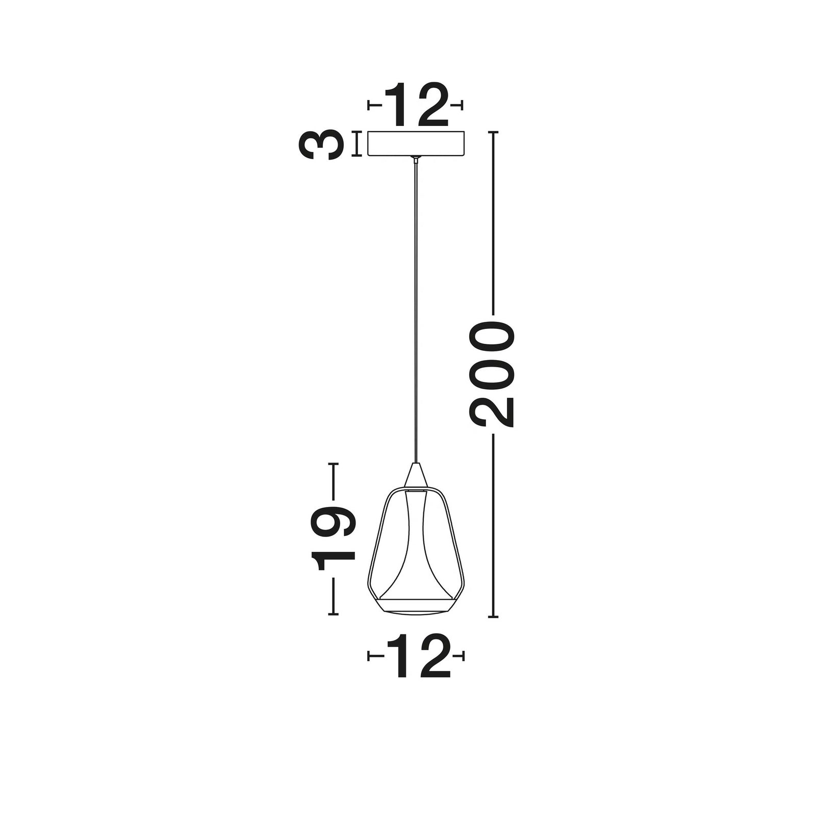 Nova Luce Alish LED-pendel