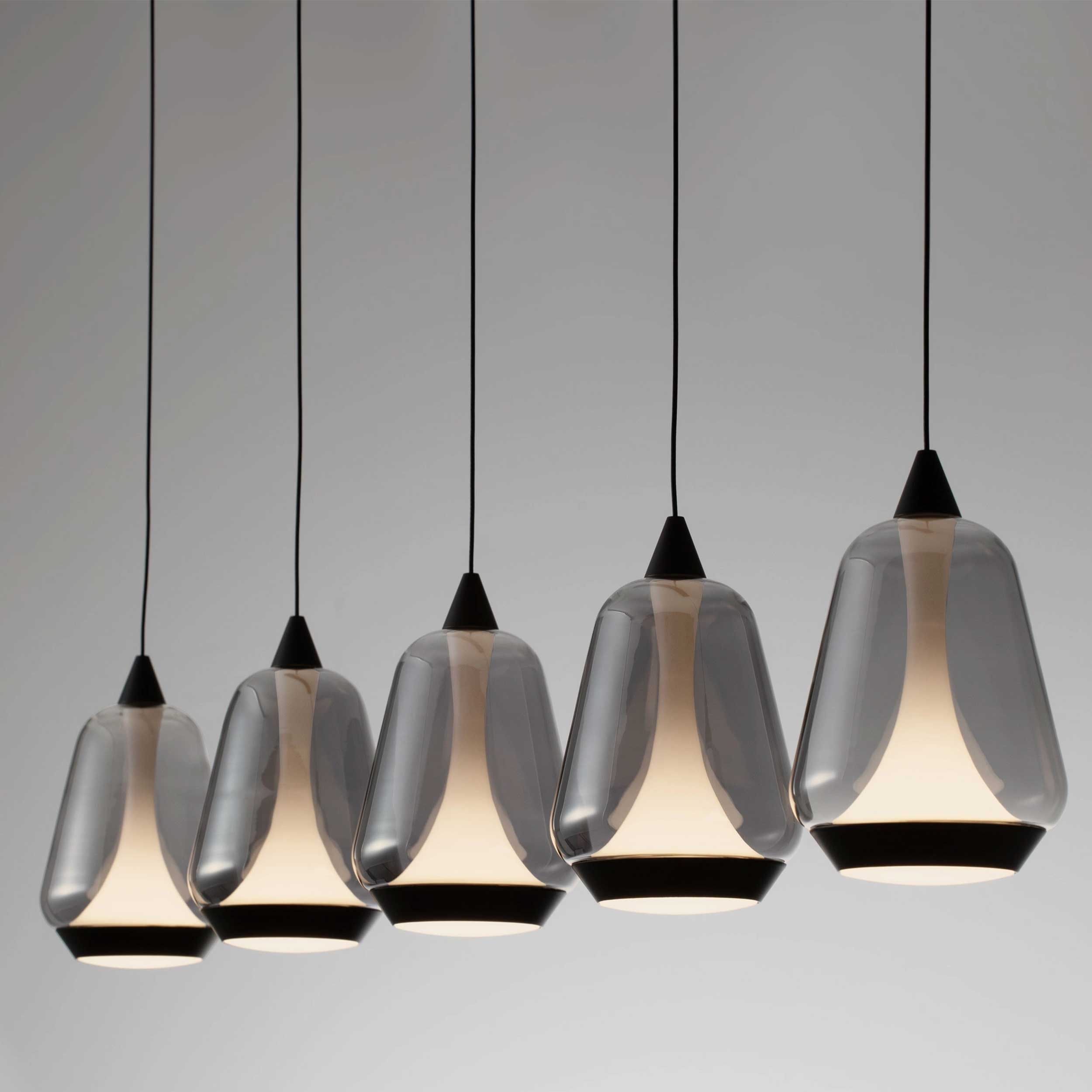 Nova Luce Alish LED-pendel, lang