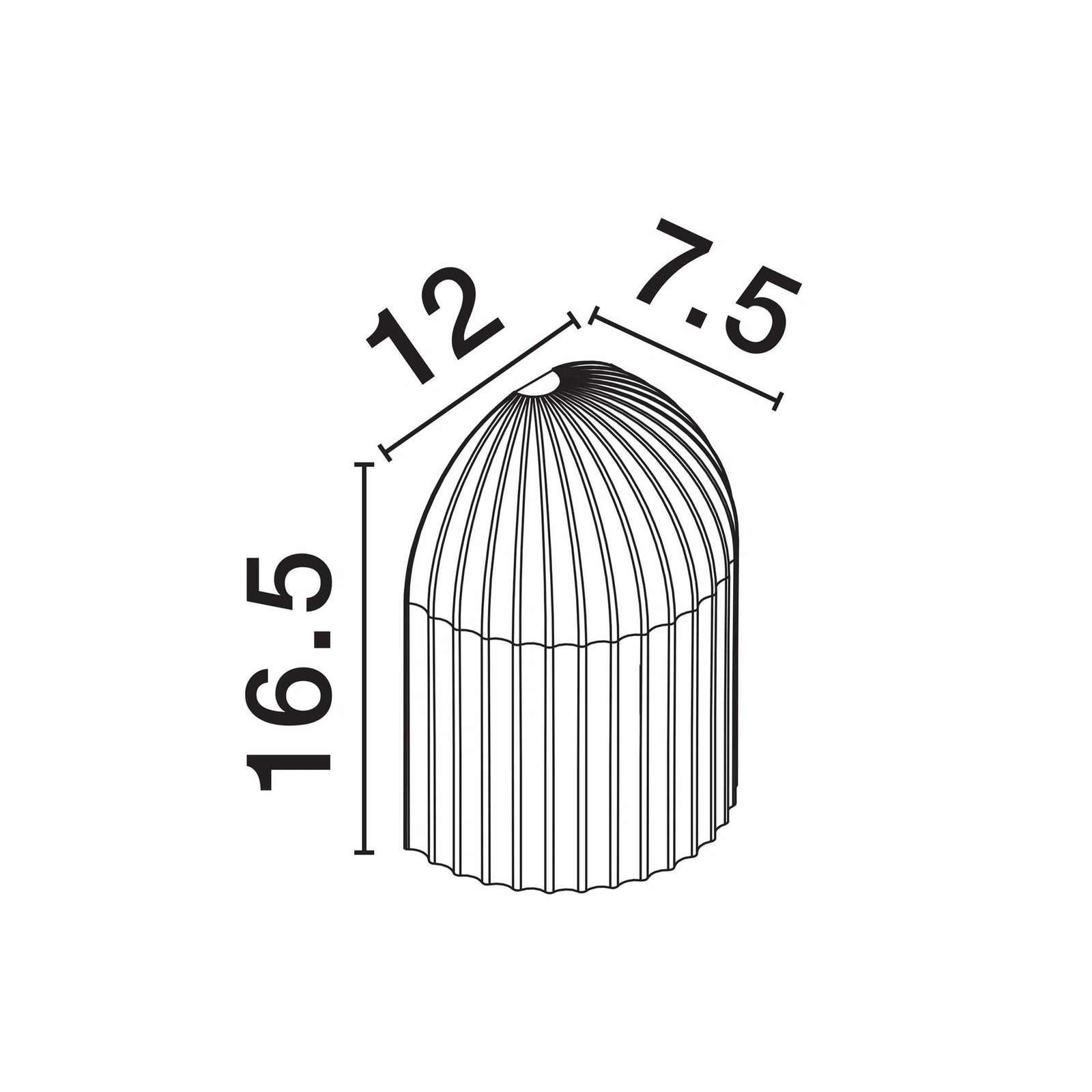 Nova Luce Ammos GU10 væglampe