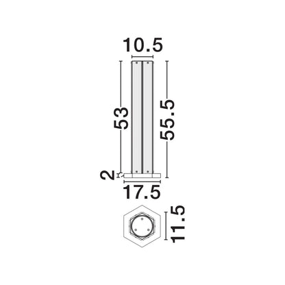 Nova Luce Essenzo LED-bordlampe