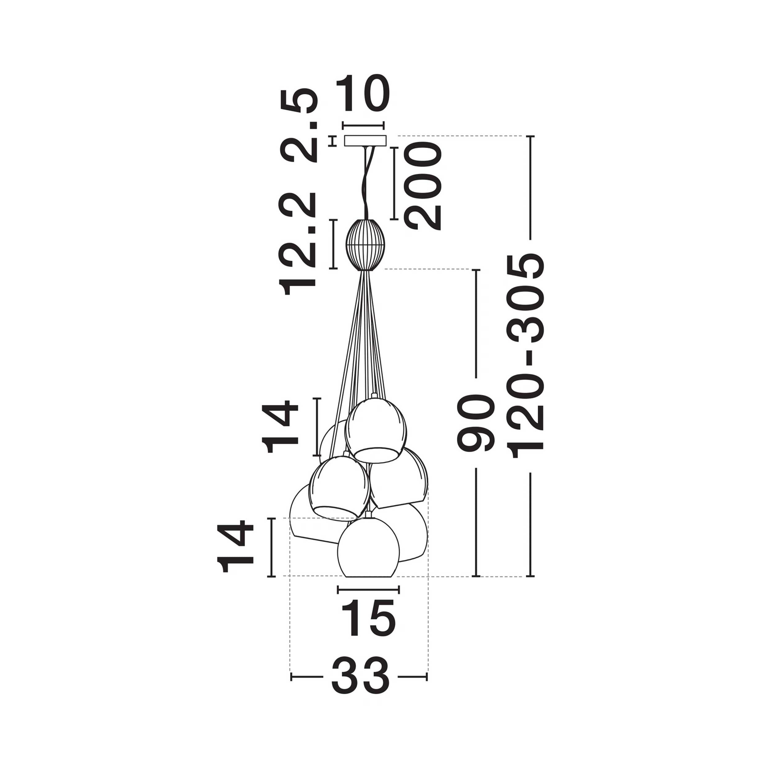 Nova Luce Meline LED-pendel