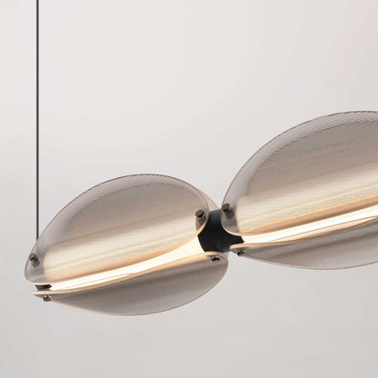Nova Luce Noir LED-pendel, langstrakt