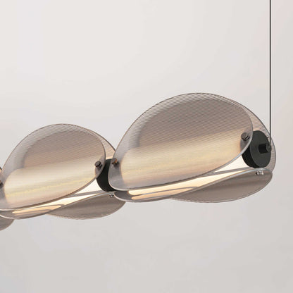 Nova Luce Noir LED-pendel, langstrakt