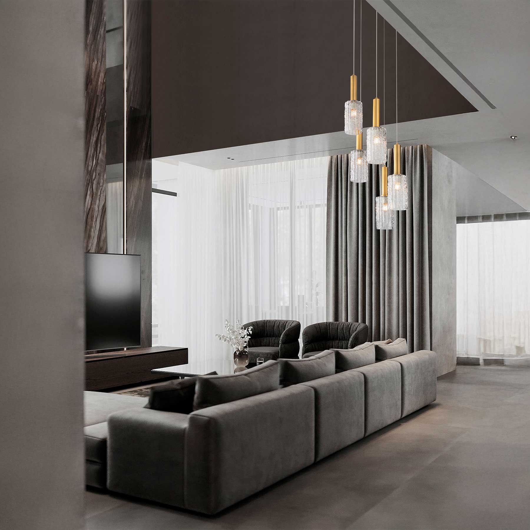 Nova Luce Certa E27 skleněné závěsné svítidlo