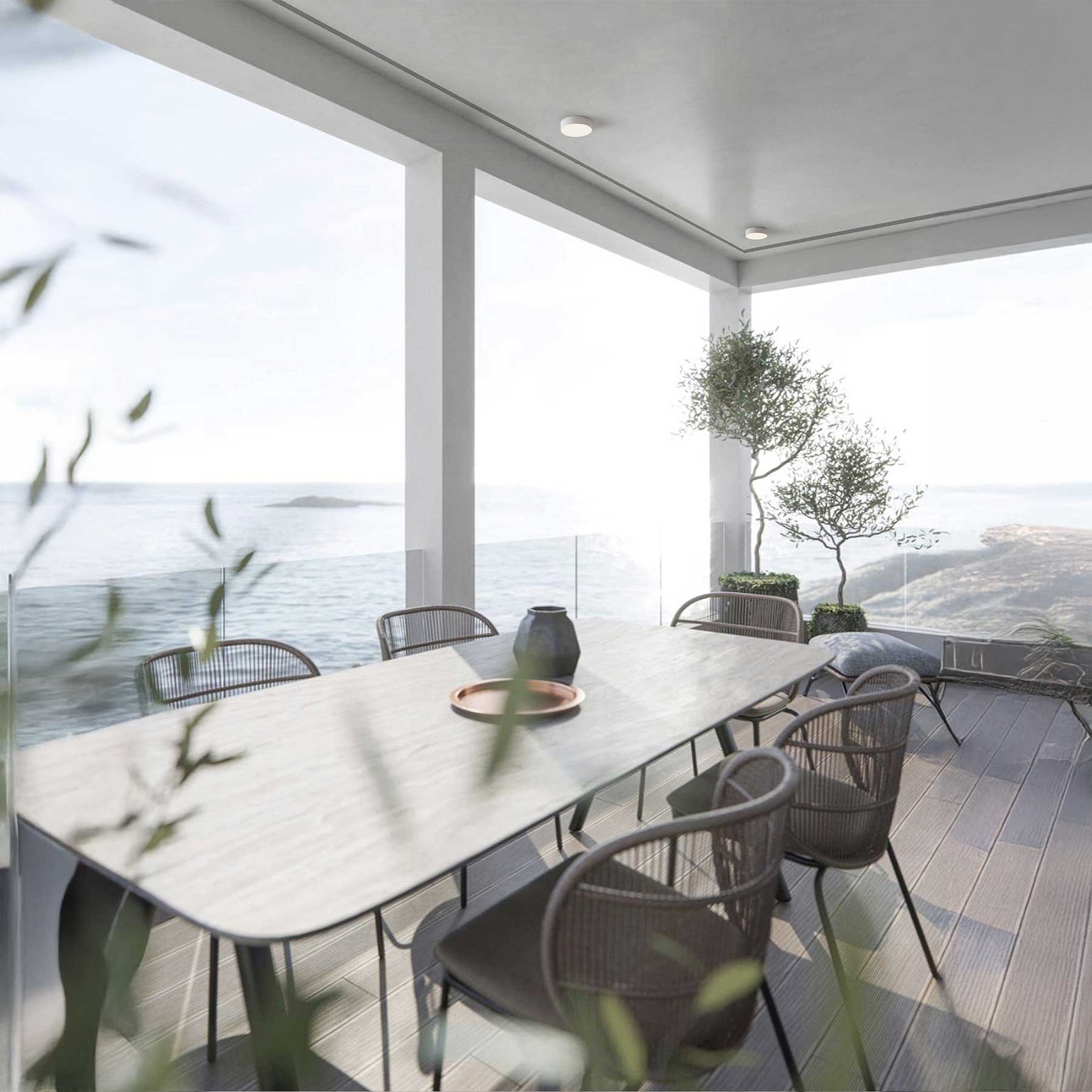 Nova Luce Judi LED stropní svítidlo IP65