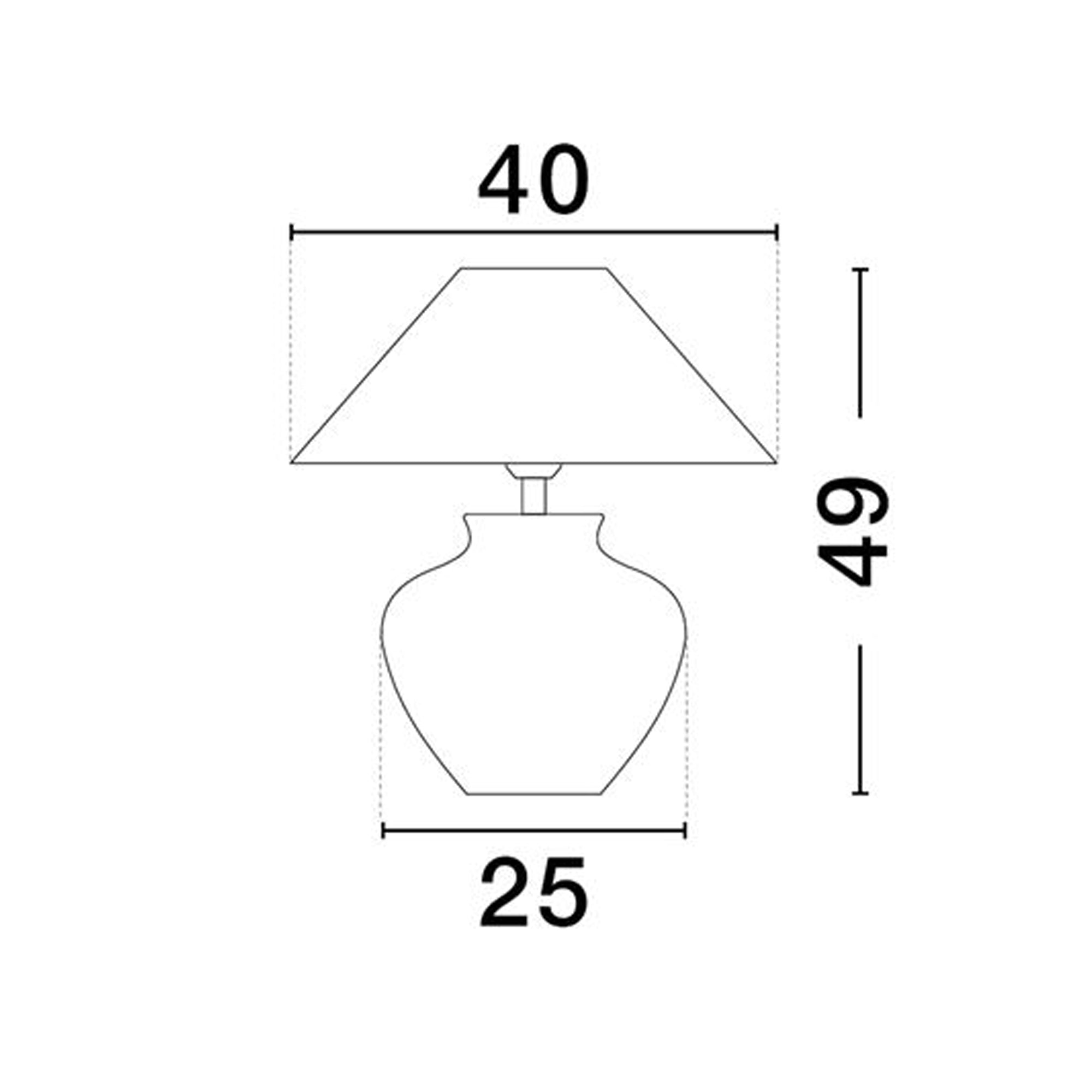 Nova Luce Lupe E27 stolní svítidlo