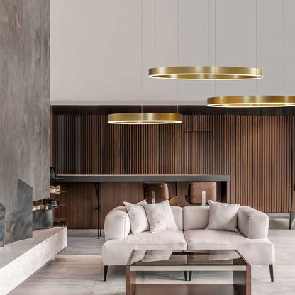 Nova Luce Motif LED kruhové závěsné svítidlo stmívatelné CCT