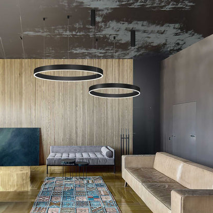 Nova Luce Motif LED kruhové závěsné svítidlo stmívatelné CCT