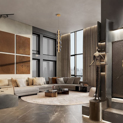 Nova Luce NAVI LED skleněné závěsné svítidlo