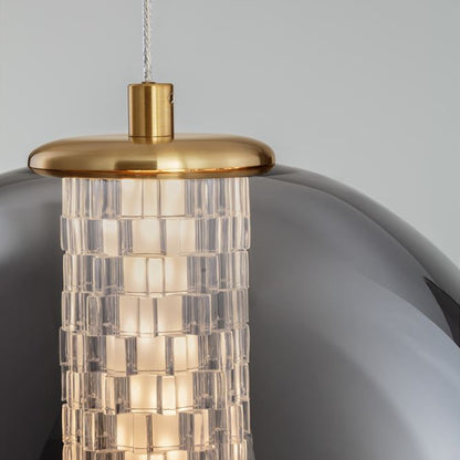 Nova Luce NAVI LED skleněné závěsné svítidlo