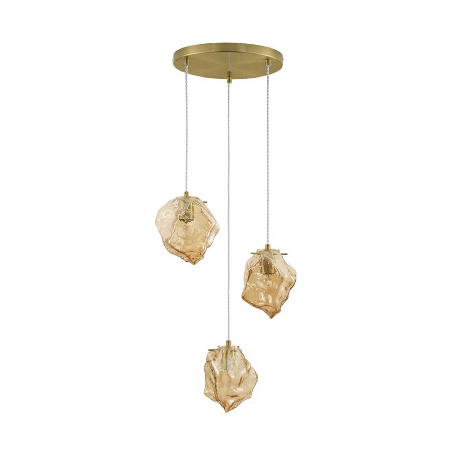 Nova Luce Odelle E14 závěsné skleněné svítidlo