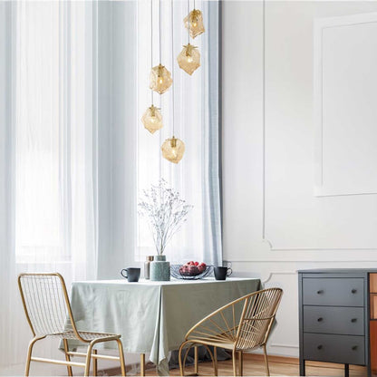 Nova Luce Odelle E14 závěsné skleněné svítidlo