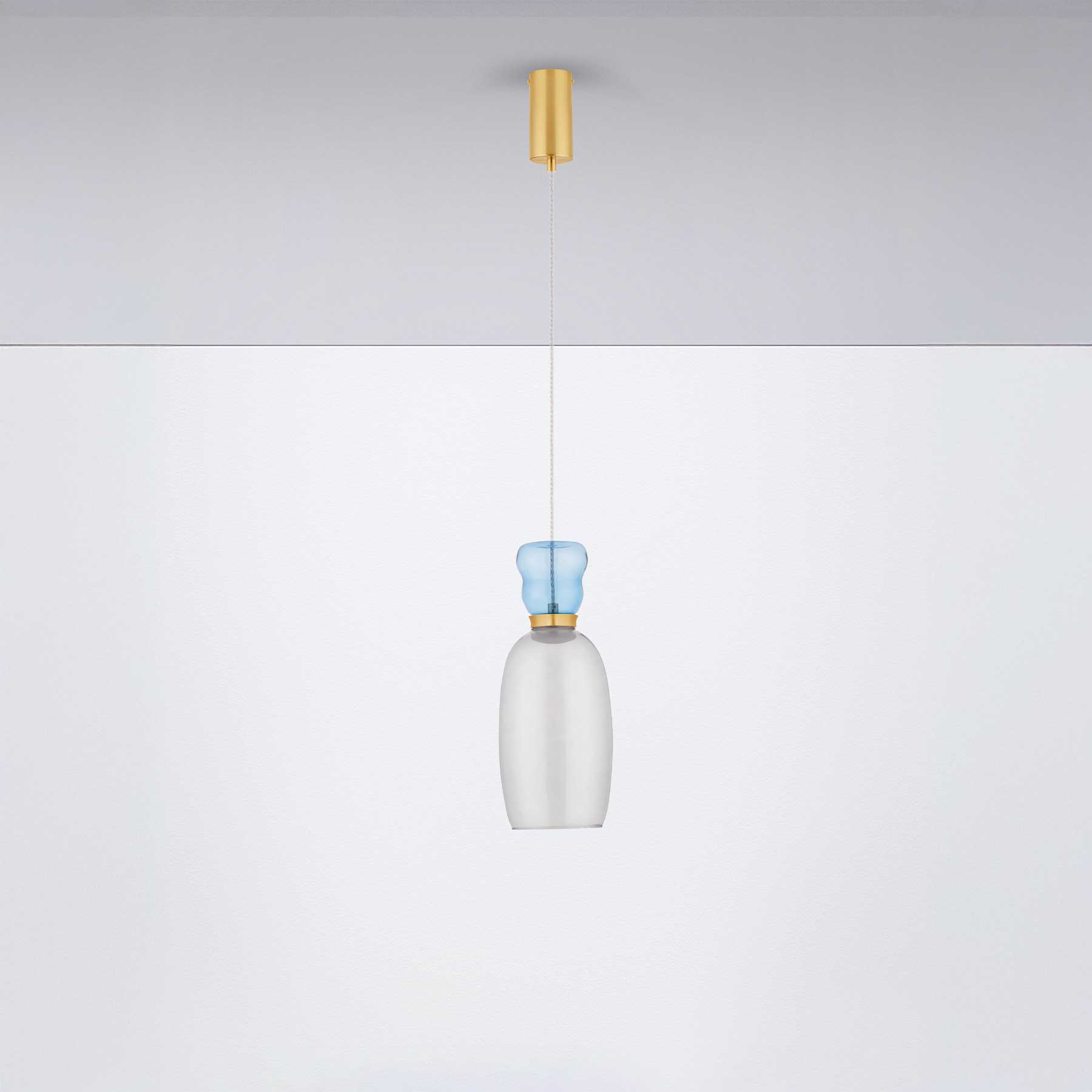 Nova Luce Pluma LED skleněné závěsné svítidlo