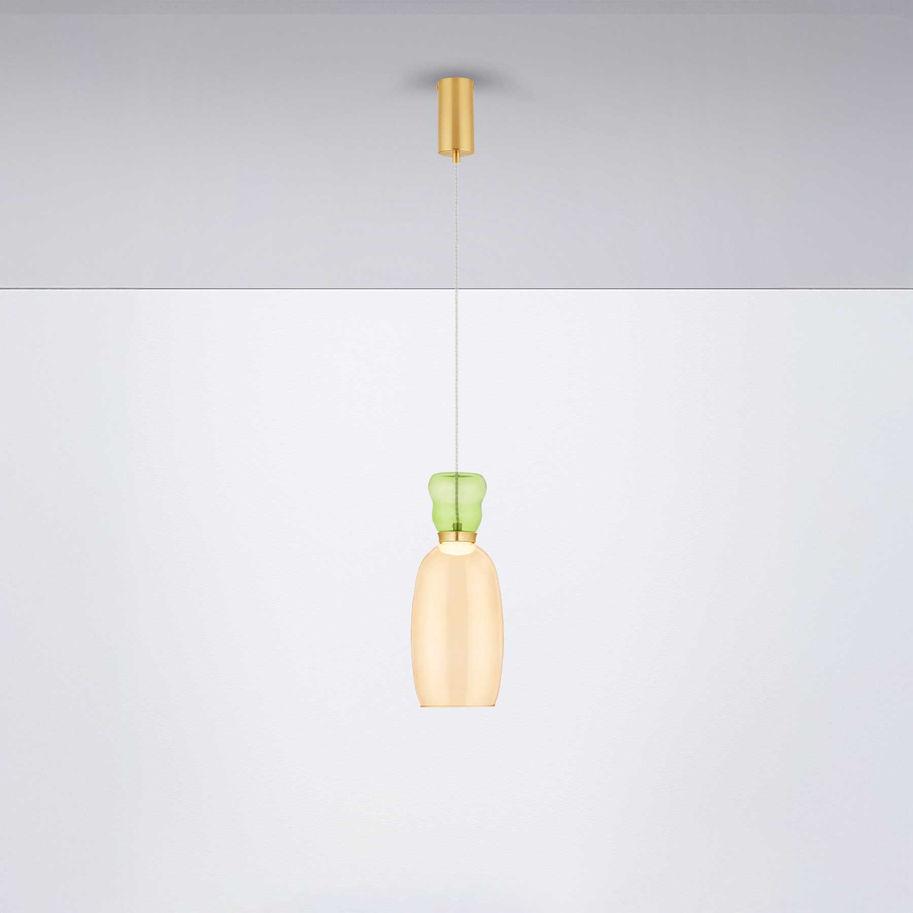 Nova Luce Pluma LED skleněné závěsné svítidlo