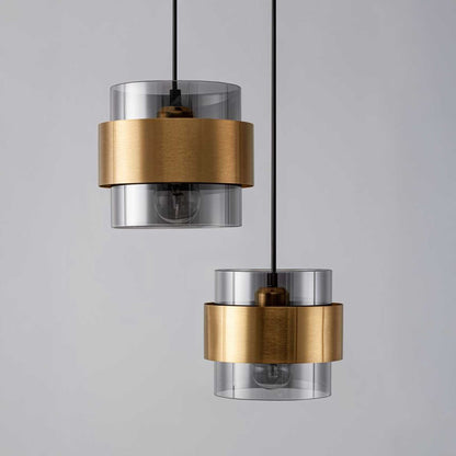 Nova Luce Sianna E27 glaspendel, lodret