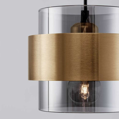 Nova Luce Sianna E27 glaspendel, lodret