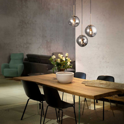 Nova Luce Spada E27 skleněné závěsné svítidlo