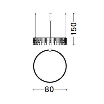 Nova Luce Stellar LED pendel