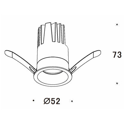 Oculus S LED zápustné svítidlo Ra>90