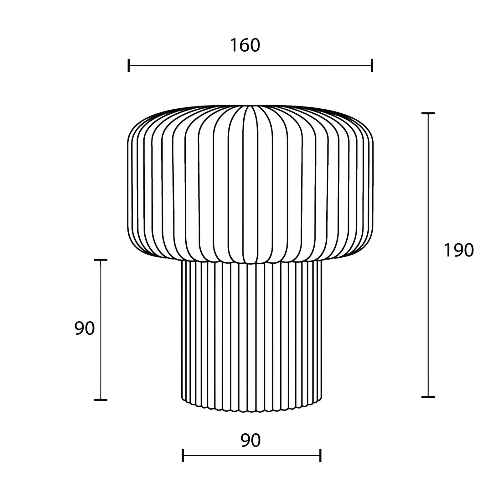Maytoni Omaggio G9 bordlampe