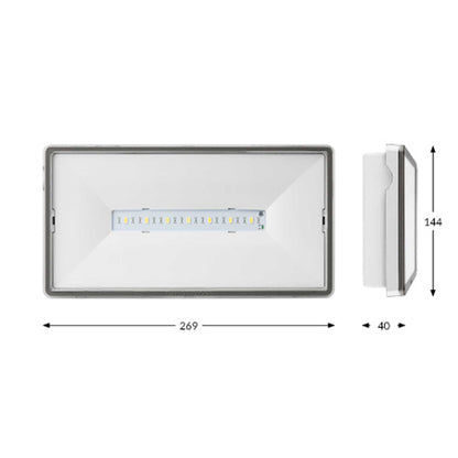 TM.ONTEC S M1 180 M LED antipanické nouzové osvětlení IP65