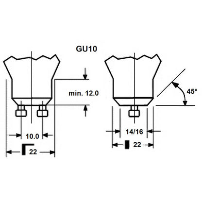 LED žárovka Sylvania Superia Retro GU10 ES50 550lm 36° 2700K