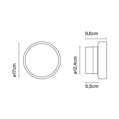 Marset Roc Plus LED væglampe