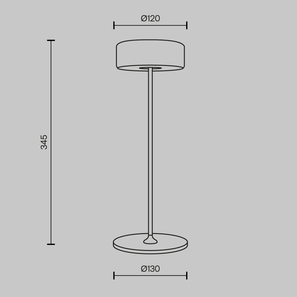 Maytoni AI Collaboration LED bærbar bordlampe