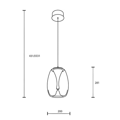 Maytoni Splash LED pendel