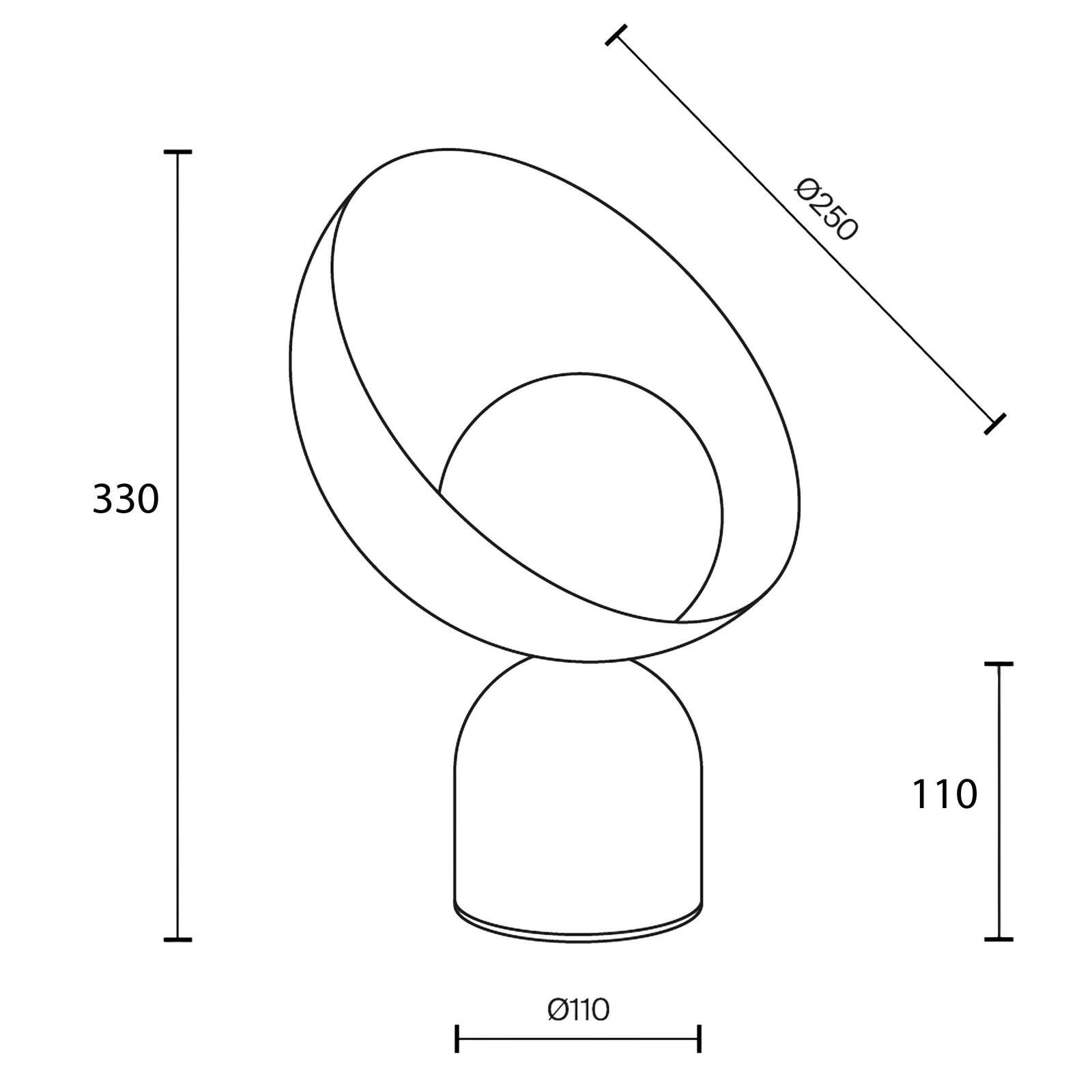 Maytoni Tavo G9 bordlampe