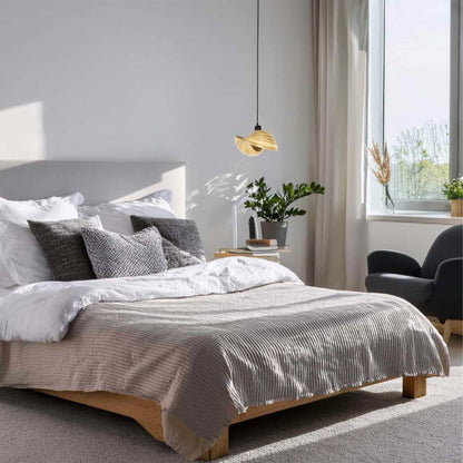 TD Lamps Bamboo E14 bambusové závěsné svítidlo