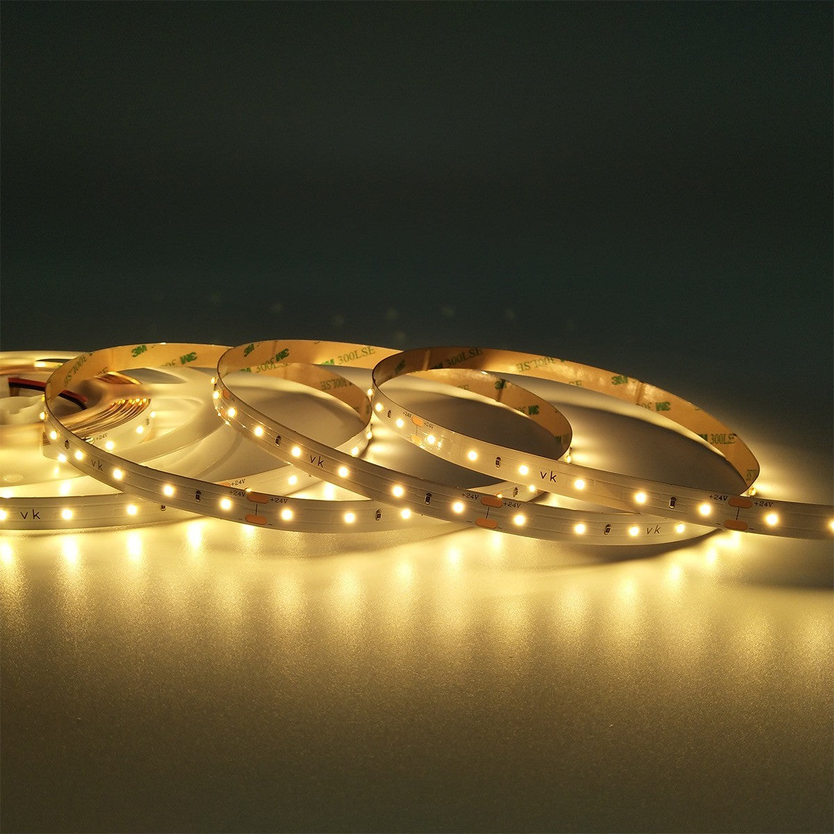 LED-bånd 24V CRI90 IP20 3000K (5 m)