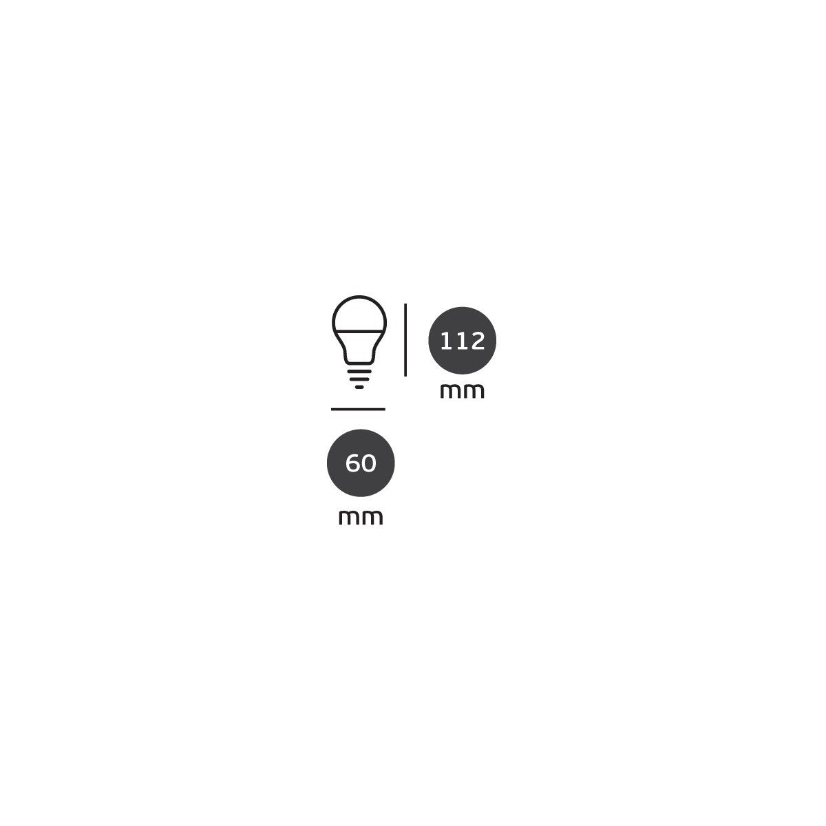 LED-pære VK Light Classic Plastic E27 ø60 11W 3000K/4000K/6000K