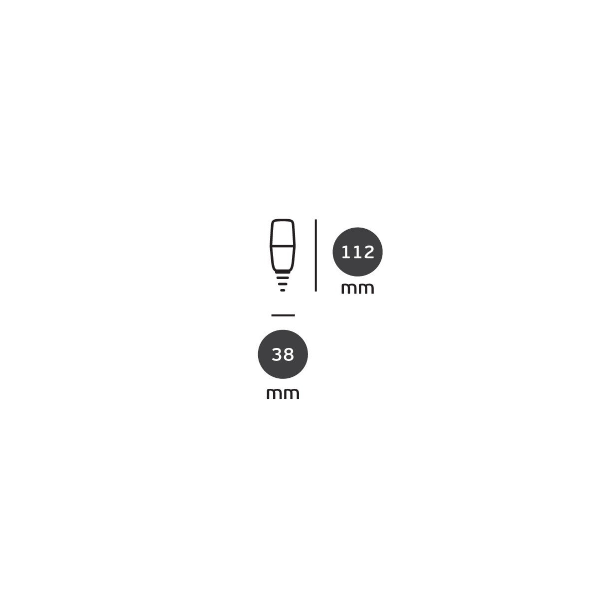 LED-pære VK Light Long E14 600 lm 7 W