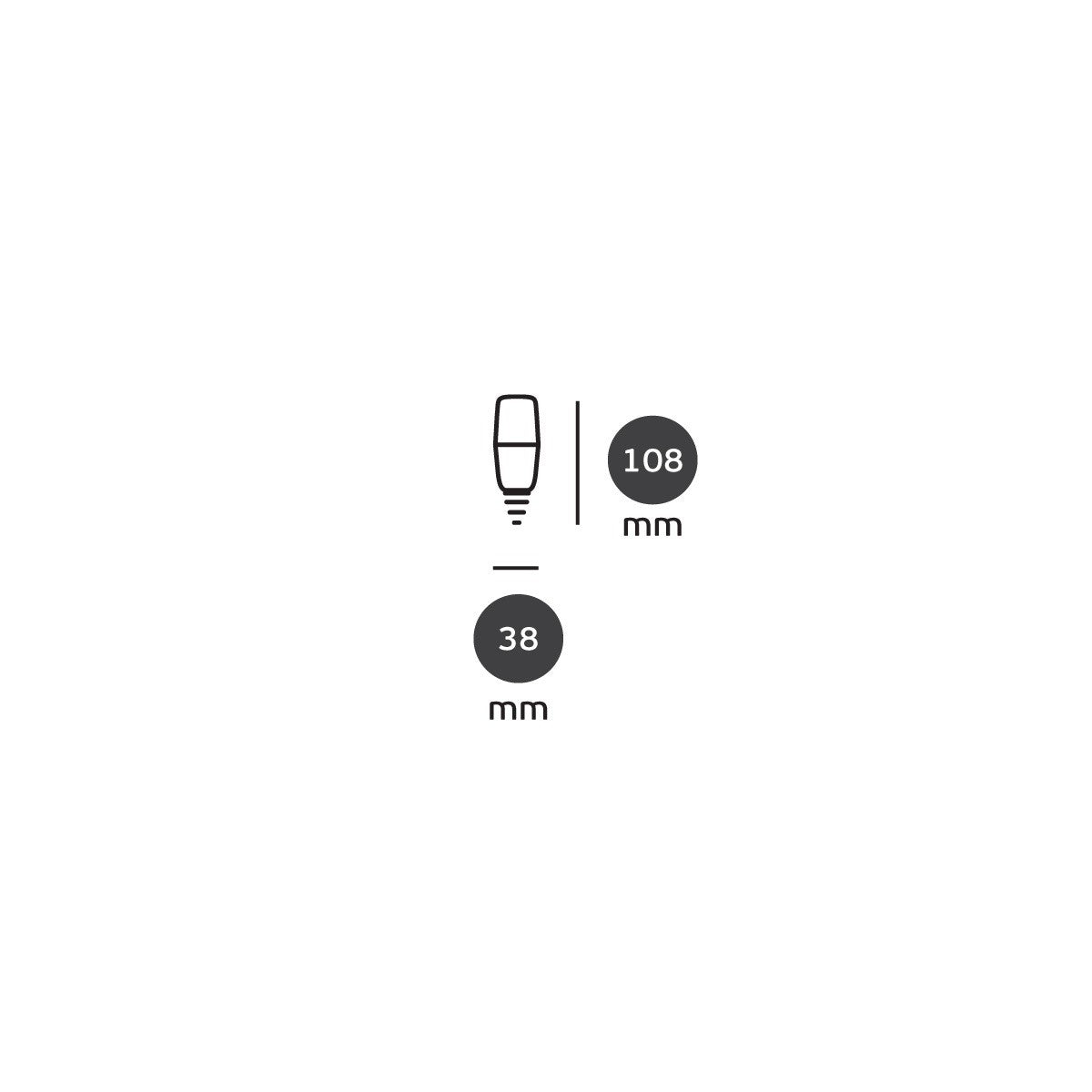 LED-pære VK Light Long E27 630 lm 7 W
