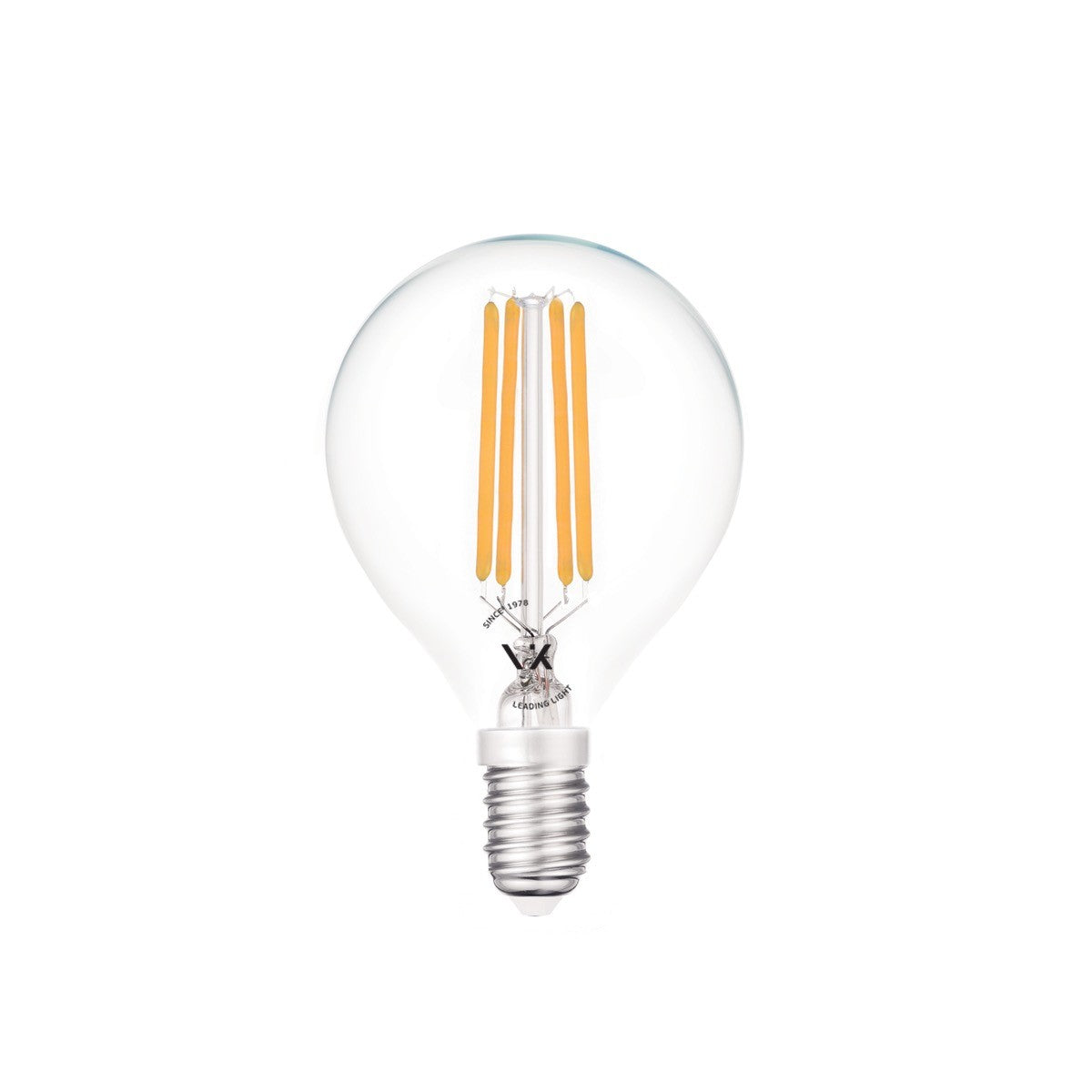 LED-pære VK Light Mini Globe Filament Clear 4,3 W/5 W E14 2700 K/6500 K