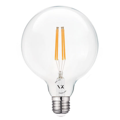 LED-pære VK Light Globo Filament Clear 6,5 W/7 W E27 ø125 2700 K