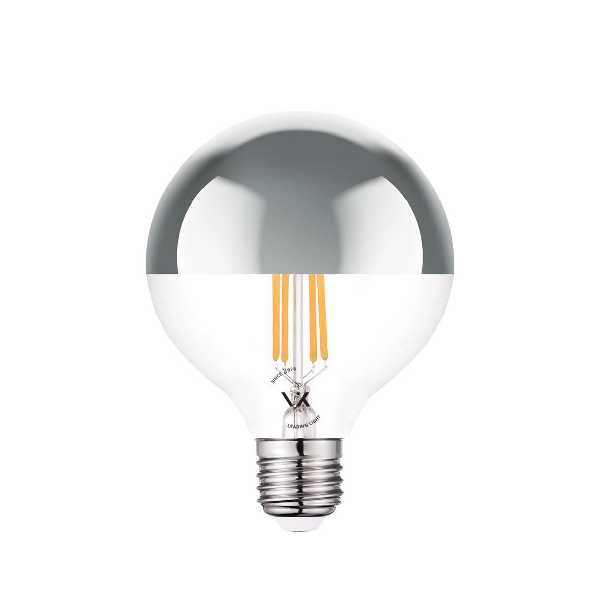 LED-pære VK Light Globo Filament Silver E27