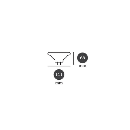 LED-pære VK Light GU10 12 W 2700 K/4000 K, dæmpbar
