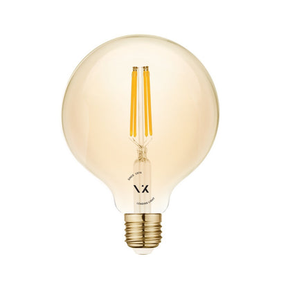 LED-pære VK Light Globo Filament Amber E27 2200K 7W, dæmpbar