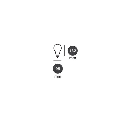 LED-pære VK Light Globo Filament Pink Copper E27 2700K 7W, dæmpbar